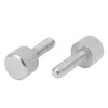 Sourcingmap Computer PC Case M4 x 14mm Stainless Steel Flat