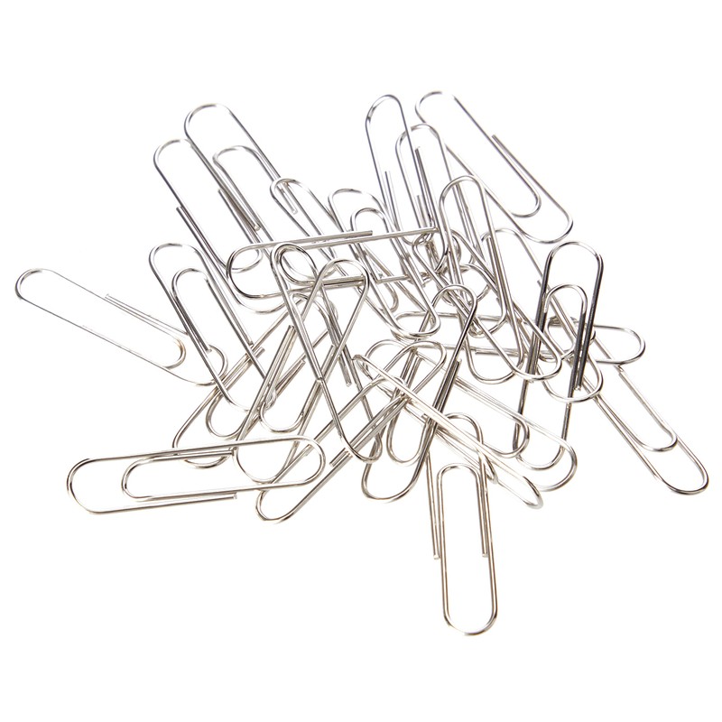 5 Star Paperclips Metal Large 33mm Lipped [Pack of 1000],