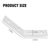 SYOWADA 6 PCS 1-5/8" Strut Channel Angle Bracket with 4
