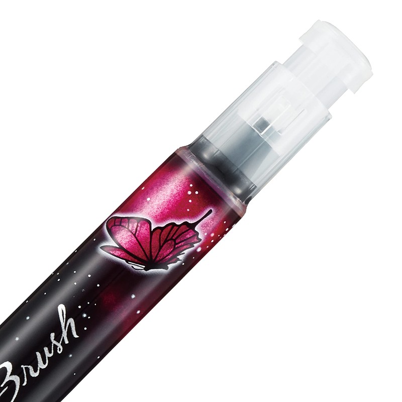 Pentel Dual Metallic Brush Pen - Pink/Metallic Pink - XGFH-DPX