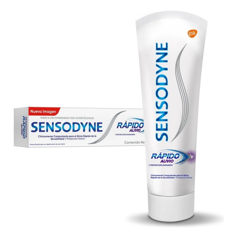 Pasta de Dientes Sensodyne Rápido Alívio y Protección Duradera Pasta