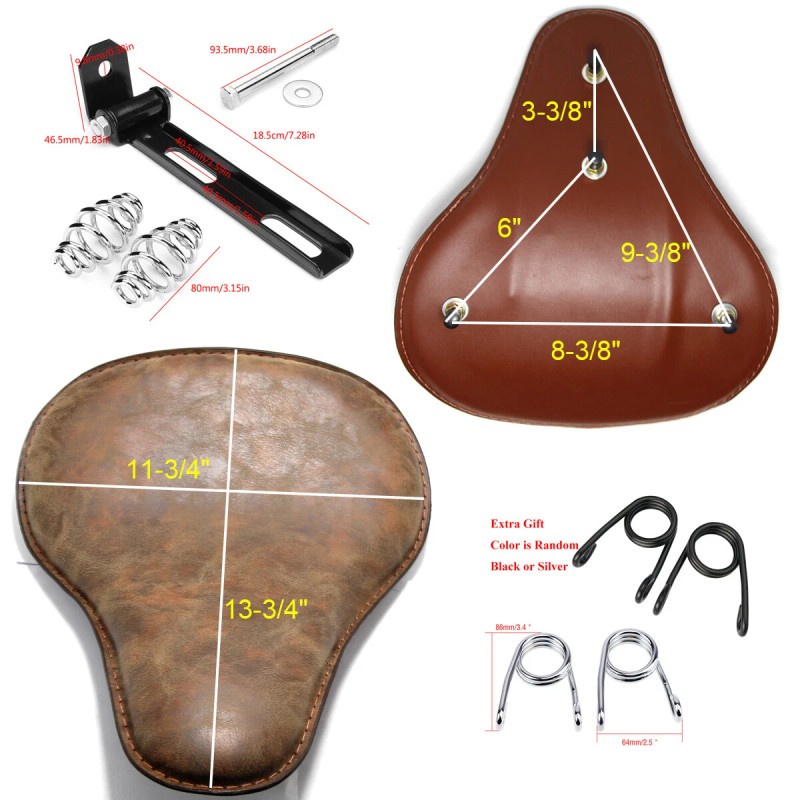 DREAMIZER Retro Motorcycle Solo Seat Spring Bracket For Suzuki Savage