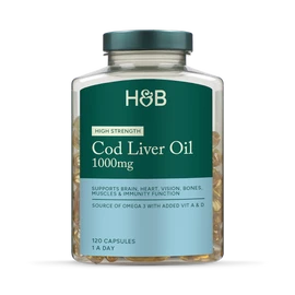 Holland & Barrett Cod Liver Oil 500mg 30 Capsules