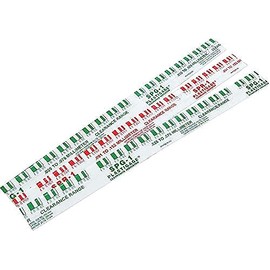Allstar Performance Plastigage, 0.002-0.006 in and 0.025 to 0.076 mm Measurement Range, 12 in Strips, Green/Red, Kit
