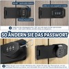 Hasp Lockable 4 Inch Security Hasp, Combination Lock, Door Lock,