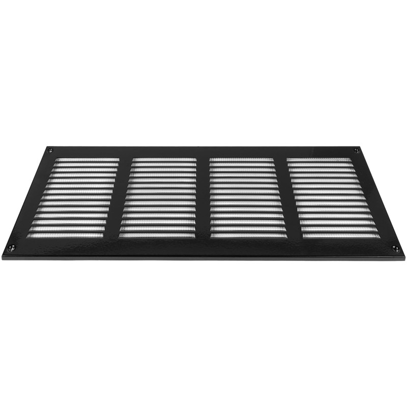 Vent Systems 16" x 6" Inch (Overall Dimensions) - Black