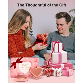 Hand Warmers Rechargeable - 2PCS Cute Heart-Shaped 5200mAh Electric Hand Warmer - Gifts for Women for Outdoor