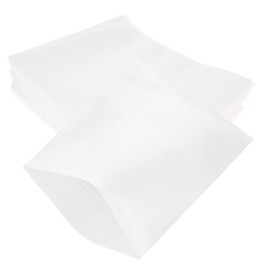 SEWACC 100pcs Cup Pouches Foam Envelopes Foam Shipping Pouches Foam Storage Bags Cushion Foam Cup Pouch Wrapping Packaging Foam Supply White Pouch Foam Packaging Bag Foam Sealer