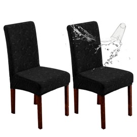 YUEANG Waterproof Dining Chair Covers, Chair Covers for Dining Room Stretch Parsons Chair Slipcover, for Dining Room Kitchen Chair Protector Cover, Removable, Washable