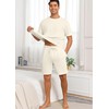 VINTATRE Mens Pajama Sets Short Sleeve Sleepwear Summer Pjs Set