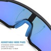Braylenz Polarized Sport Sunglasses for Men Women,Baseball Tennis Fishing Golf