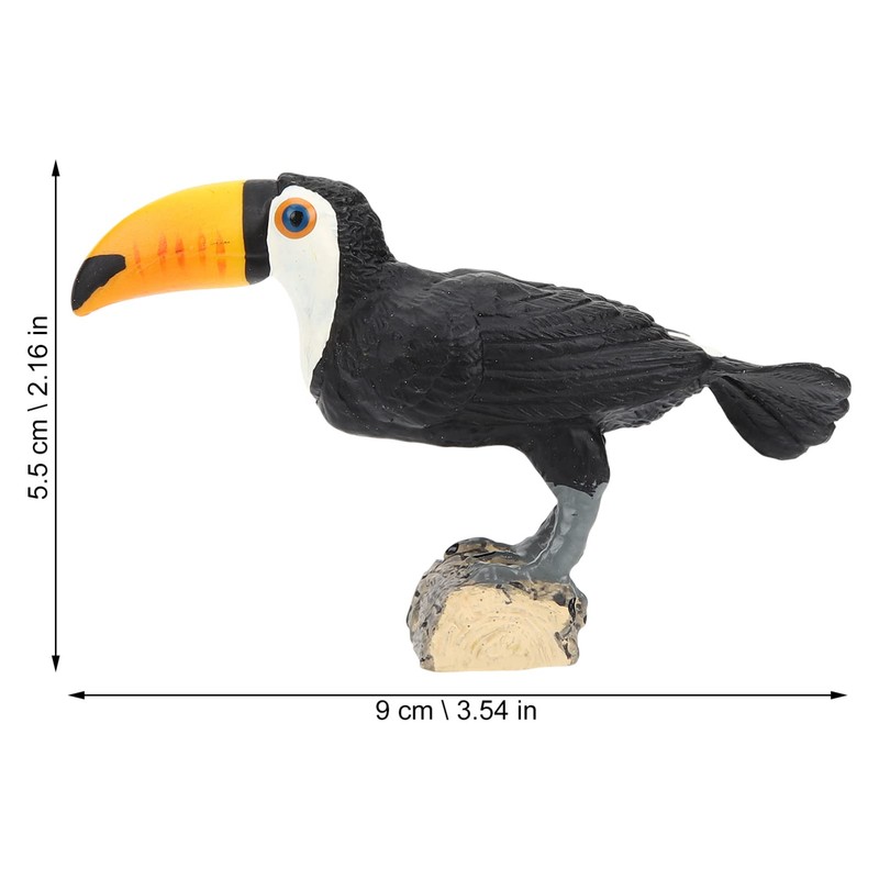 Gadpiparty Artificial Bird Tropical Bird Statue Tropical Bird Figurine Garden