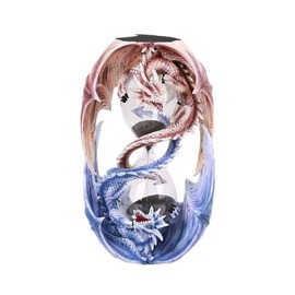 Pacific Giftware Anne Stokes Age of Dragons Dual Winged Dragons Sand Timer Home Tabletop Decorative Resin Figurine