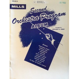 Mills Second Orchestra Program Album: Violin A