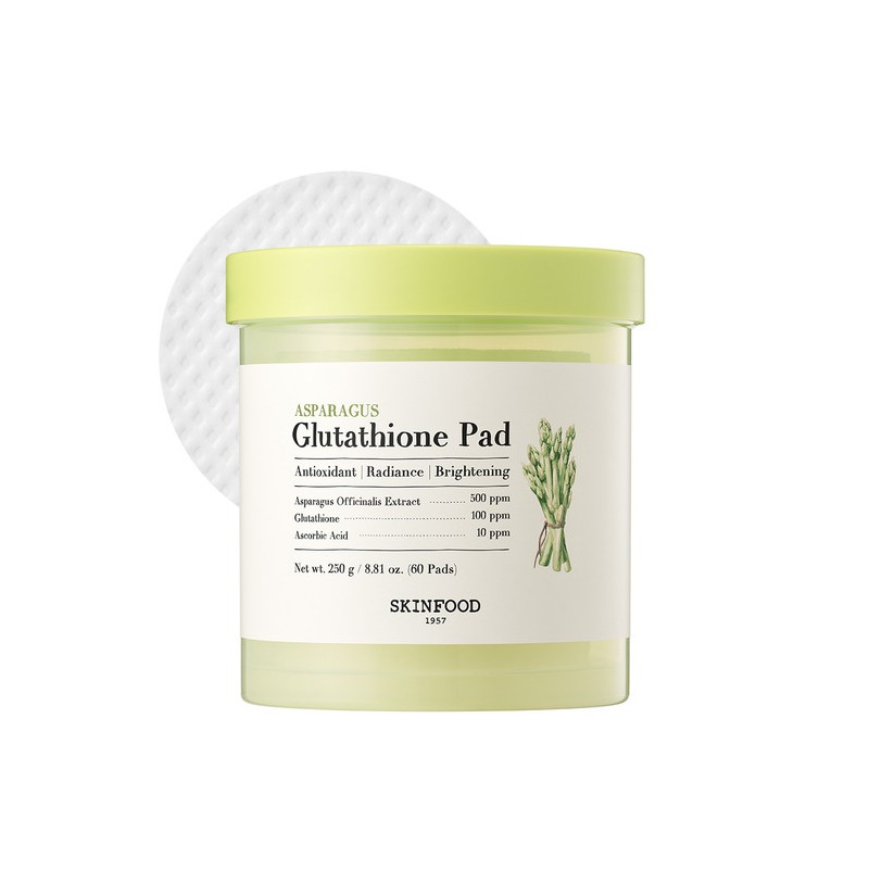 Skinfood [Antioxidant Pads] Asparagus Glutathione Pads 60 sheets / [항산화