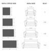 Erbnaryx Boho Couch Cover Sofa Covers Tassels Designe for Sectional