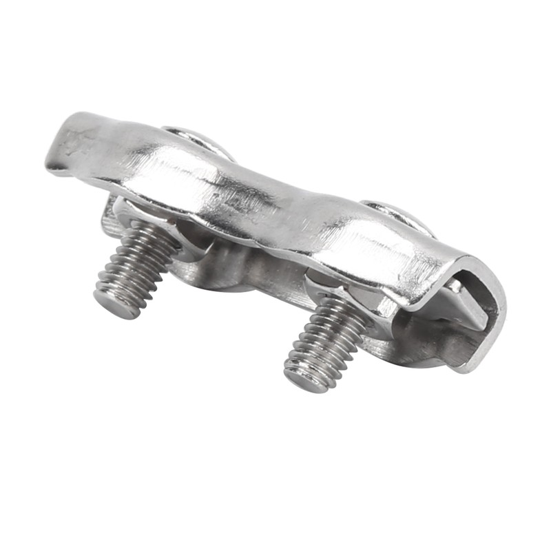 18pcs M2 Duplex Wire Rope Clip Cable Clamps Stainless Steel