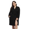 Crystal Dew Plus Size Soft Robes for Women Short Kimono