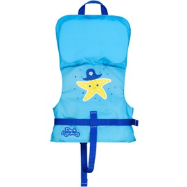 Dark Lightning USCG Approved Life Jacket for Toddlers 1-3 Years Old, Swimming Pool Floats 20-30 Pounds,Baby/Infant Life Vest 0-30 lbs, Starfish