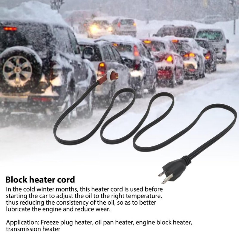 Upgraded Engine Block Heater Cord w/cap for Dodge Ram Cummins