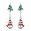 Dorunmo Christmas Earrings Studs Christmas Tree Earrings 925 Sterling Silver