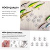 WOONEKY Night Fishing Essential Pcs Stainless Steel Umbrella Hook Fluorescent