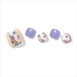 Lisd'or Mauve Vivan Mauve Vivan Gel Nail Seal Foot Nail 31 Pieces