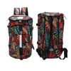 Printed Backpack Polyester Large Capacity Multifunctional Outdoor Leisure Travel BagRed