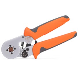 iCrimp Square Ratchet Crimper for End Sleeves and Ferrules AWG23-10 0.25-6mm², Wire Ferrule Crimping Tool (HSC8 6-4)