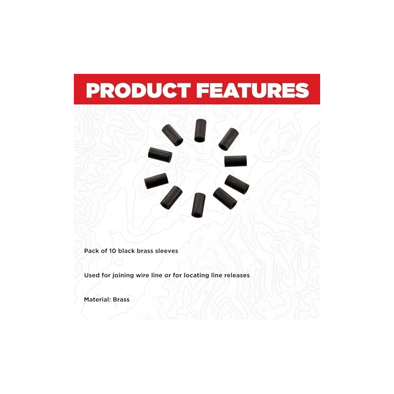 Scotty Wire Joining Connector Sleeves - 10 Pack