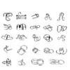 Brain Teaser Puzzle, Brain Training, Mystery Solving, Hand Play, Ring