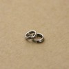 FUSSED 30 Pcs 304 Stainless Steel Key Ring Key Ring