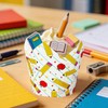 Whaline 180Pcs Back to School Tulip Cupcake Liners Muffin Baking