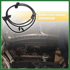 Motoforti Car Under Hood Lamp Light Wiring Harness Replacement 68090861AA for Dodge for Ram 2012-2017 Long-lasting