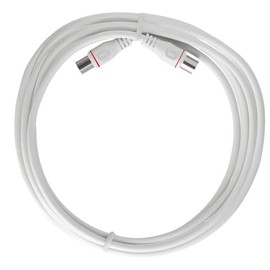 Axing EAK 301-80 Terminal Connection Cable 3 m F-Quickfix F-Connector 4-Way Shielded Modem Cable for Cable Modem DATA CATV Cable TV