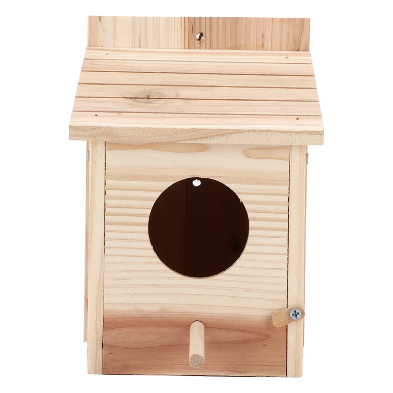 Innovative Wooden Birdhouse Natural and Safe DIY Outdoor Wooden Birdhouse