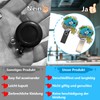 2 Pack Embrace Chaos Opossum Magnetic ID Badge Holder with