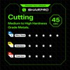 SHAPPRO 5/16 Inch Shank Carbide Square End Mill, 4 Flute
