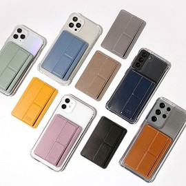 Designskin (신세계김해점)( 유니버셜 ) 프리미엄 레더 그립스탠드-FG/바이올렛  ITM18923 (Shinsegae Gimhae Store) (Universal) Premium Leather Grip Stand-FG/Purple ITM18923