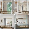 YNL Shower Curtain Rod 34-96 Inches, Non-Slip, Never Rust, No