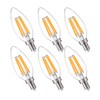 FLSNT 100W Equivalent LED Candelabra Bulbs, 800LM Dimmable B11 E12