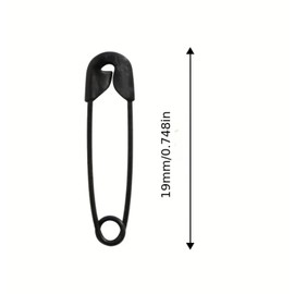 120 Pcs 19mm Safety Pins, Safety Pins For Clothes - Perfect for Arts Crafts Sewing Hemming Textile Fabric Baby Clothing - Strong Nickel Plated Craft Pins