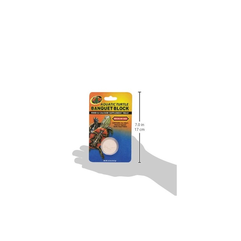 Zoo Med Aquatic Turtle Banquet Block , 0.5 Ounce (Pack