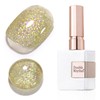 Double Rhythm 15ML Glitter Gel Polish Shimmer Reflective Holographic Color