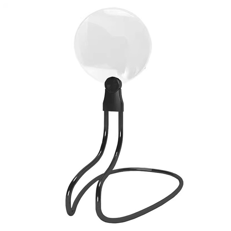 Hands Free Magnifying Glass 6in View Area Detachable Neck Wear