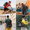 RAINSMORE Hiking Backpack 40L Lightweight Foldable Backpack for Men Women