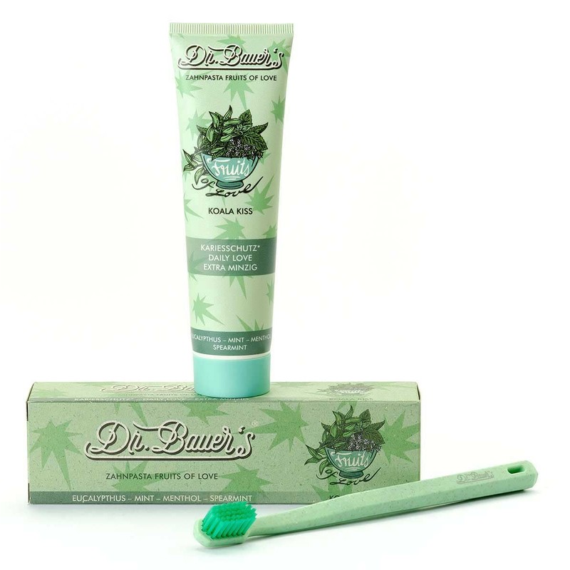 Dr. Bauer's Fruits of Love Koala Kiss Toothpaste, Toothpaste in