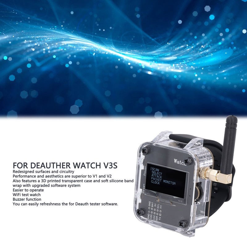 for Deauther Watch V3S ESP8266 Buzzer Function Wearable WiFi IoT