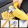 Corn Kernel Remover Combo Set - Stainless Steel Corn Stripper