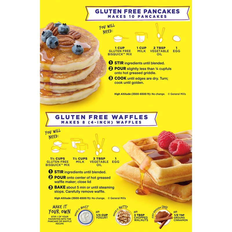 Betty Crocker Bisquick Pancake and Baking Mix, Gluten Free, 16